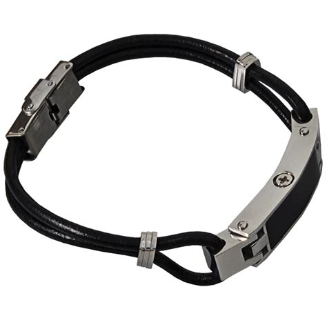 Pet Cremation Jewelry Memento Bracelet- Men's