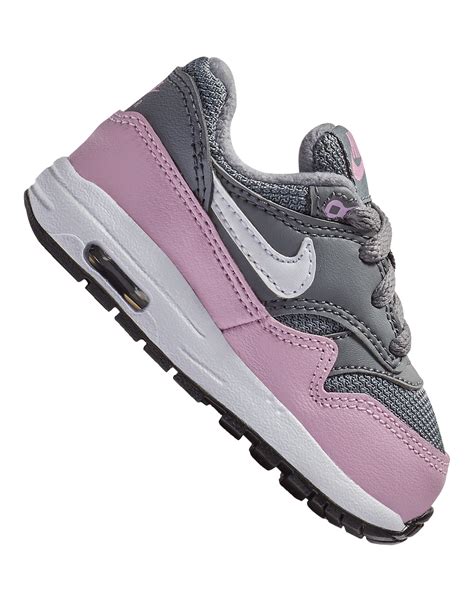 Nike Infant Girls Air Max 1 - Grey | Life Style Sports UK