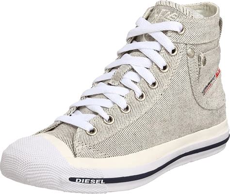 Diesel Women's Exposure Sneaker White Size: 4 UK: Amazon.co.uk: Shoes ...