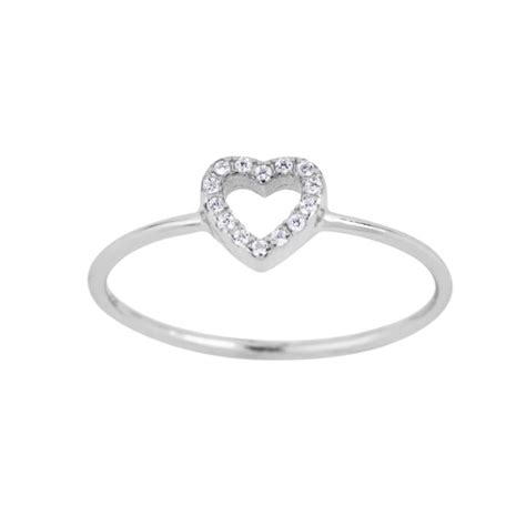 Sterling Silver Heart Ring - Bliss a la mode