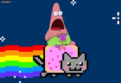 Patrick Star Nyancat GIF - Tenor GIF Keyboard - Bring Personality To ...