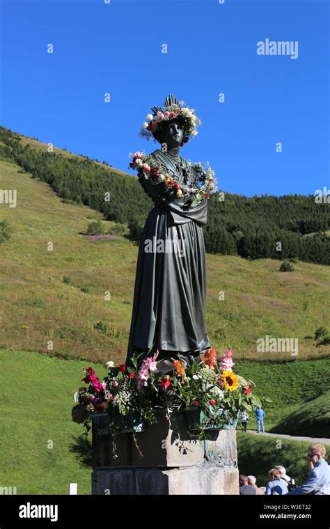 Statue of Our Lady of La Salette, France Stock Photo - Alamy