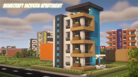 Minecraft Apartment Tutorial build 1.17.1 | Building, Tower apartment ...