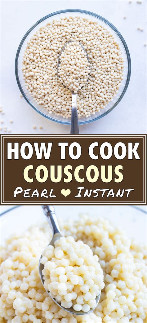 How to Cook Couscous - Israeli (Pearl) or Instant - Evolving Table