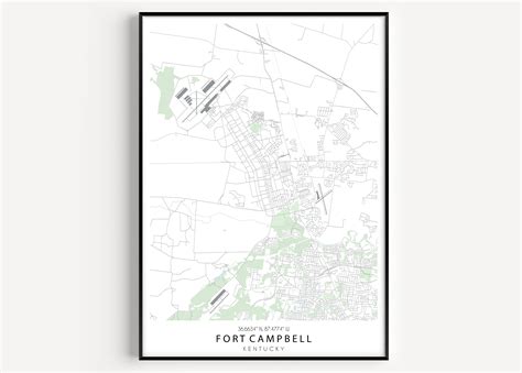 FORT CAMPBELL MAP, Map of Fort Campbell, Fort Campbell Base Map, Fort ...