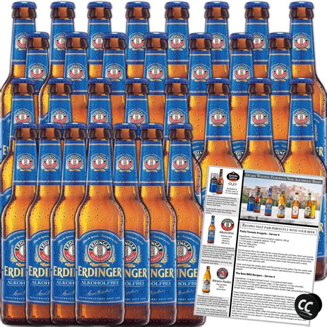 Erdinger Alkoholfrei Non Alcoholic Beer 30 Pack, Award Winning Beer ...