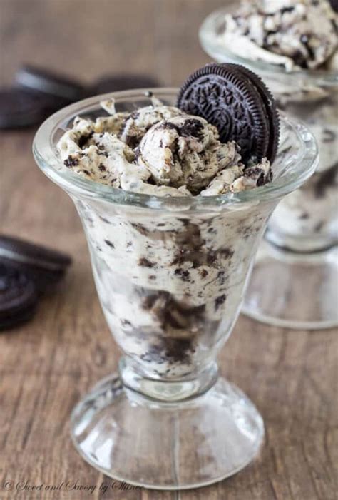 Homemade Oreo Ice Cream ~Sweet & Savory