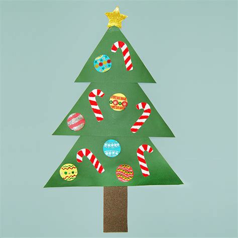 Paper Christmas Tree | Kids' Crafts | Fun Craft Ideas | FirstPalette.com