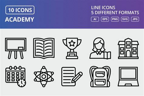 Vector Academy Icon Set (2636144)