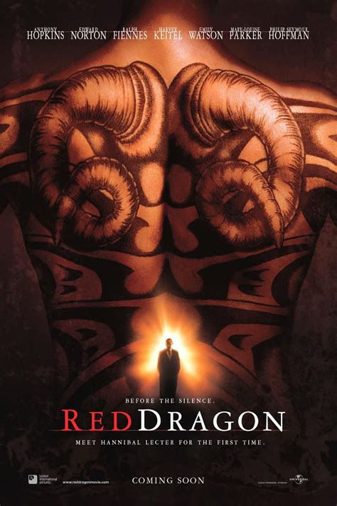 Red Dragon | Dragon movies, Red dragon, Hannibal red dragon