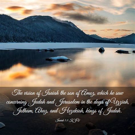 Isaiah 1:1 KJV Bible Verse Images