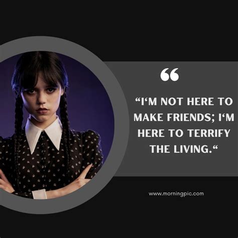 150+ Best Wednesday Addams Quotes to Inspire Your Inner Goth - Morning Pic