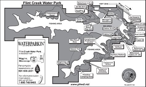 PHWD | Flint Map of Flint Creek | Flint creek, Water park, Creek