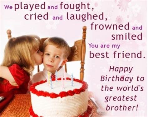 15+ Best Birthday Wishes For Brother From Sister Quotes