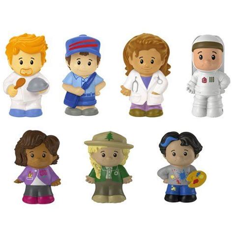 Fisher-Price Little People Gift Set of 7 - Teacher, Doctor, Chef ...