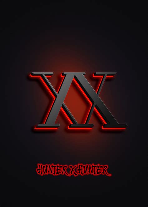 'HunterXHunter Logo' Poster by Faissal Thomas | Displate in 2021 ...