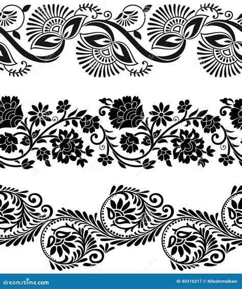 Free Vector Floral Border Designs