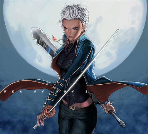 vergil (devil may cry) drawn by nekkeau | Danbooru