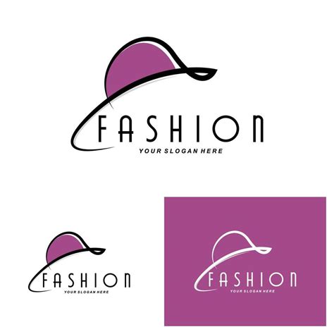 Women's Hat Logo Design Illustration Fashion beauty accessories, and ...