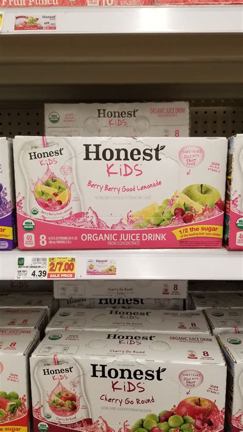 Honest Kids Juice Boxes just $2.50 - Kroger Couponing