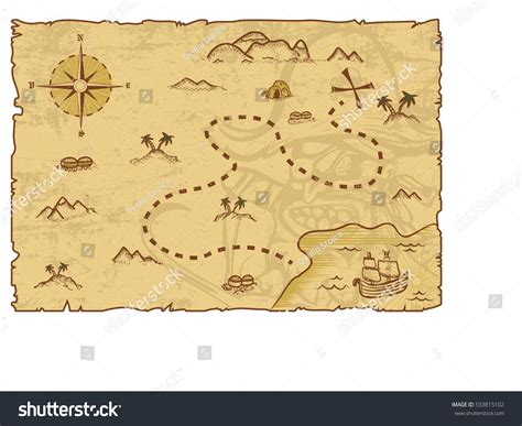 47,154 Treasure Map Images, Stock Photos, 3D objects, & Vectors ...