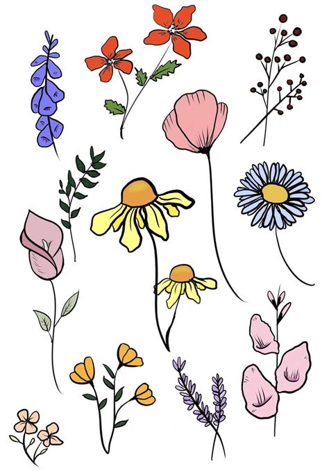 Cute Flower Drawing