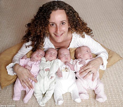 Twins Triplets Quadruplets and More | ... five julie carles with her ...