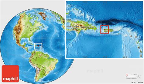 Physical Location Map of Moca