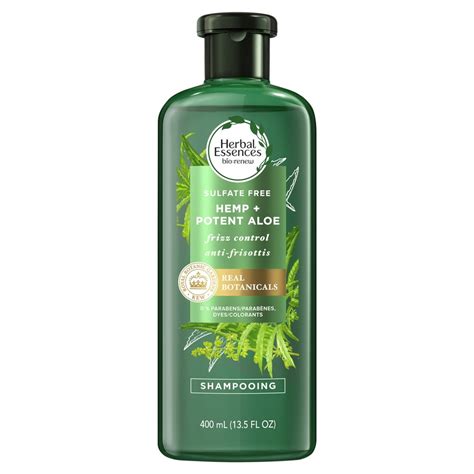 Herbal Essences bio:renew Shampoo, Aloe and Hemp, 13.5 fl oz - Walmart ...