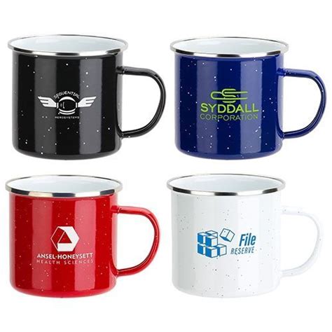 Stainless Steel Custom Camping Mug - 16 oz - CanPromos©