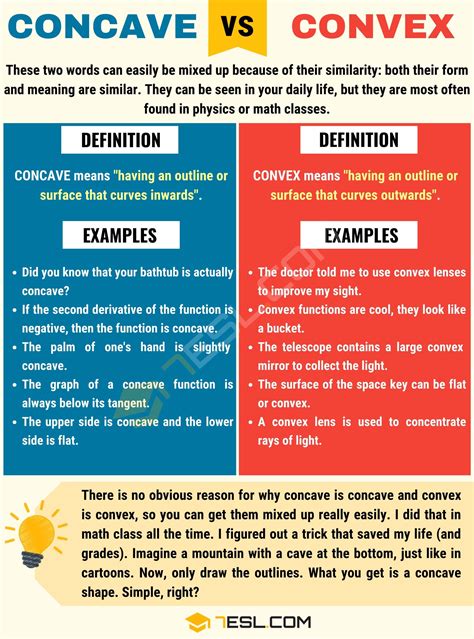 Concave vs. Convex: Understand the Difference • 7ESL