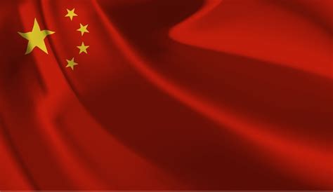 Premium Vector | Waving flag of the China. Waving China flag