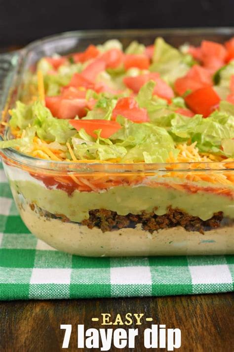 Easy Recipe For Layered Taco Dip | Deporecipe.co