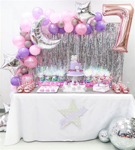 McKenzie’s 7th Birthday Disco Art Party | Art birthday party, Disco ...