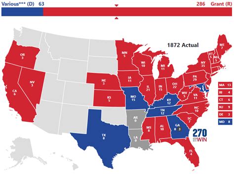 Presidential Election of 1872 - 270toWin