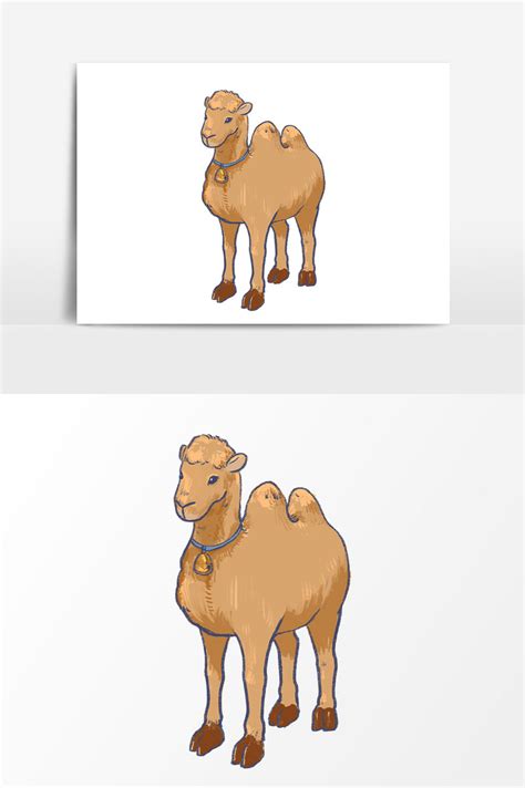 Drawing Desert Cute Camel Elements PNG Images | PSD Free Download - Pikbest