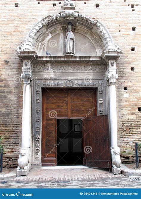 Recanati, Italy stock photo. Image of religion, medieval - 25401246