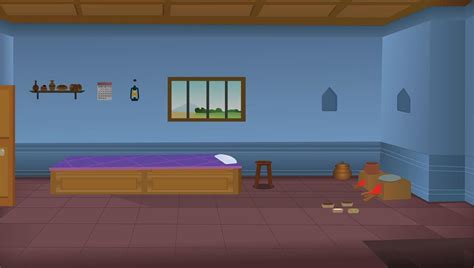 Village poor living room inside view, Old interiors vector artwork ...