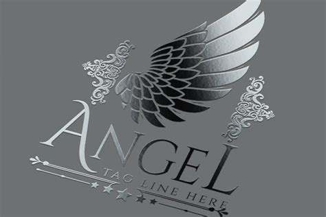 Ad: Angel Logo by Machel Design on @creativemarket. ANGEL LOGO TEMPLATE ...