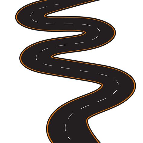 Winding Road Clipart Transparent