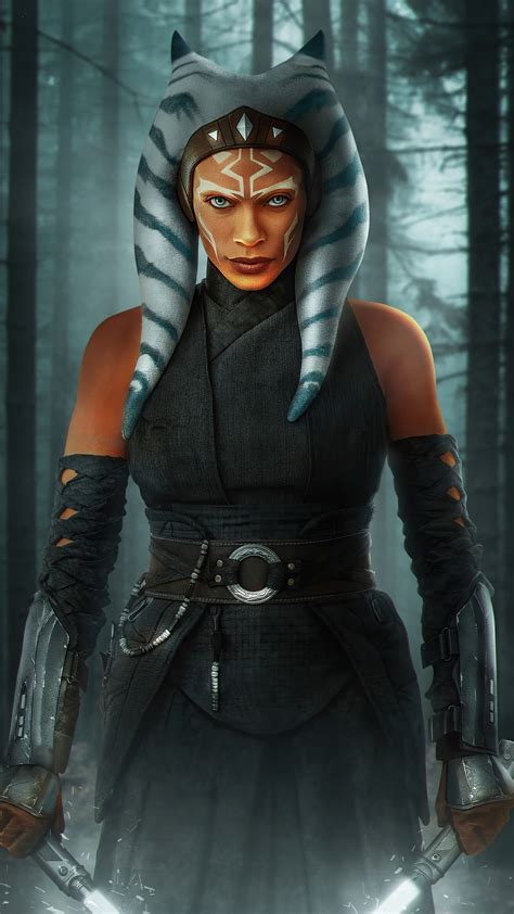 2160x3840 Ahsoka Tano In The Mandalorian Season 2 Sony Xperia X,XZ,Z5 ...