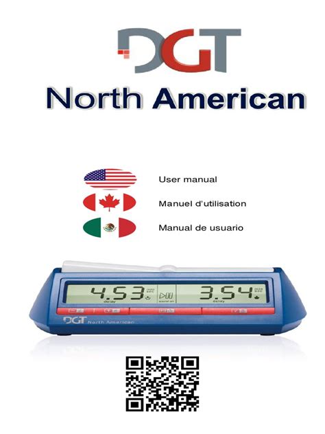 Manual For DGT North American Chess Clock | PDF | Battery (Electricity ...