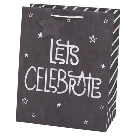 Tesco Lets Celebrate Chalkboard Bag - Tesco Groceries