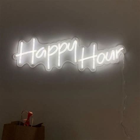 Happy Hour Neon Sign for Bars, Pubs & Restaurants by CUSTOM NEON®