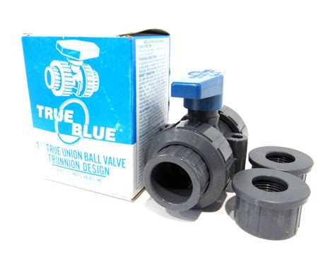 NEW PLAST-O-MATIC VALVES 1" TRUE UNION BALL VALVE - SB Industrial ...