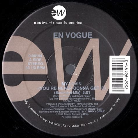 En Vogue - My Lovin' (You're Never Gonna Get It) (1992, Vinyl) | Discogs