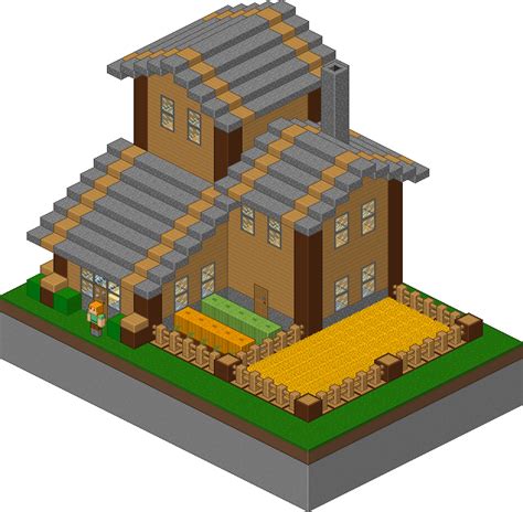 Minecraft house png, Minecraft house png Transparent FREE for download ...