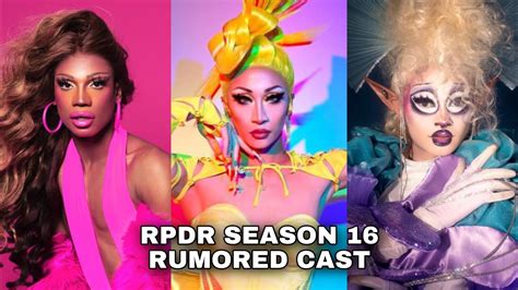 RPDR Season 16 RUMORED CAST - YouTube