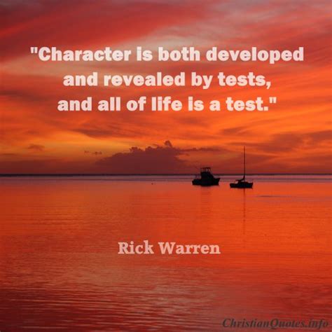 Rick Warren Quote - Character | ChristianQuotes.info