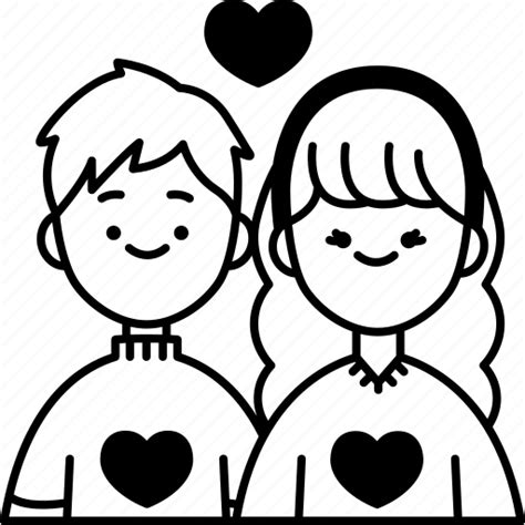 Couple, boyfriend, girlfriend, together, romance icon - Download on ...